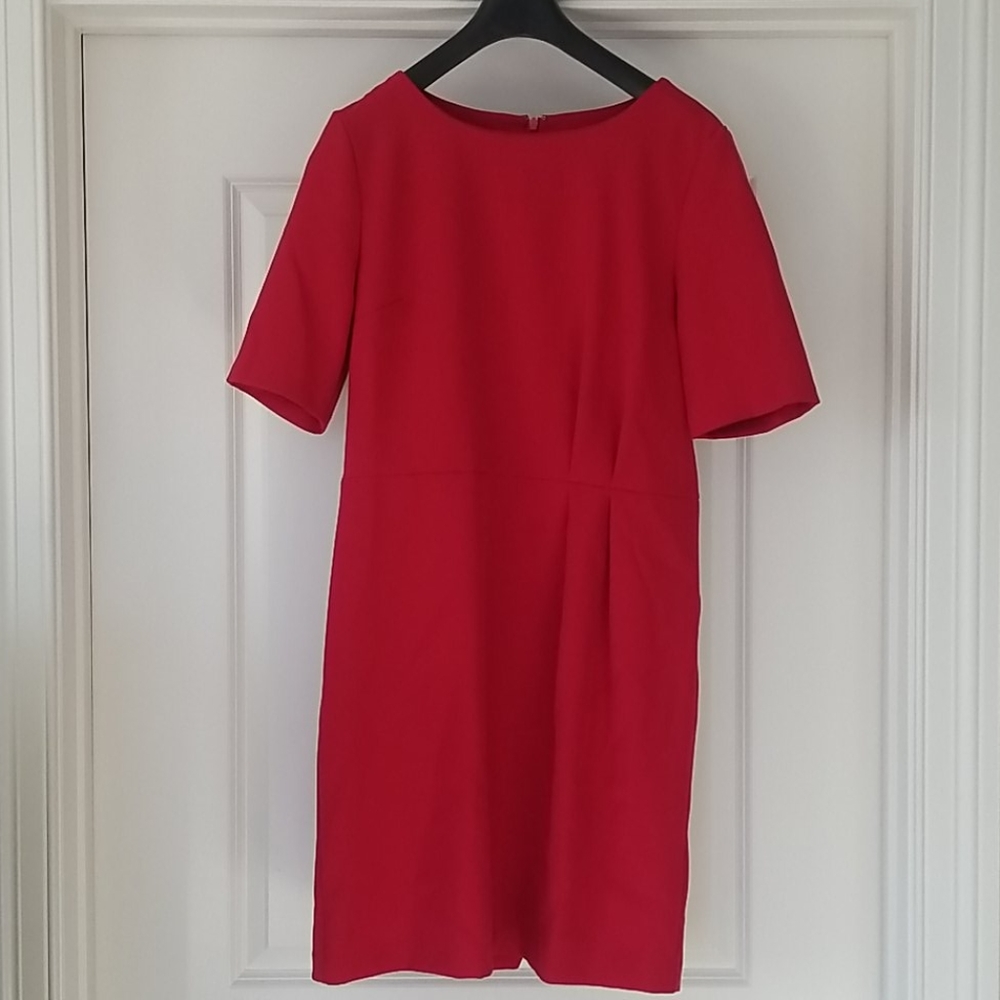 Banana Republic Short Sleeve Red Dress